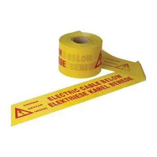 Barrier Tape Erlectrical Yellow/Red Roll-150mmx500m-