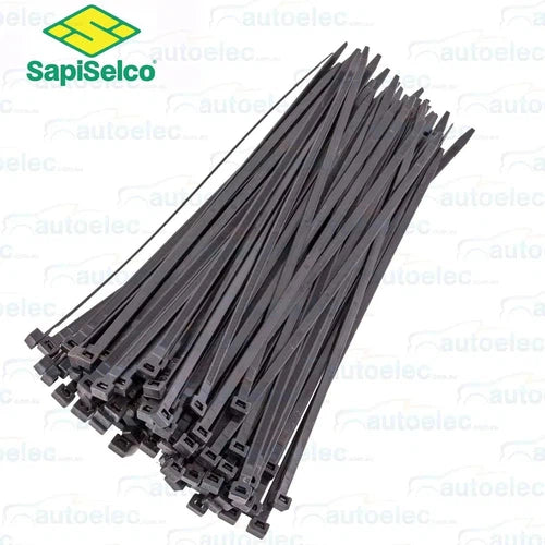 Cable Tie Nylon Premium SapiSelco-πΏ104 x π€2.5mm-Black-π/100
