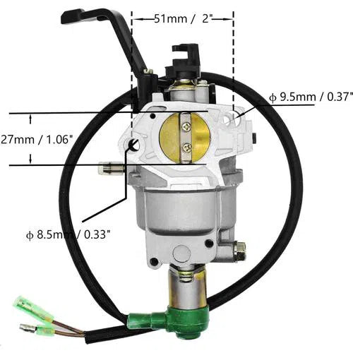 Carburetor G P27-2D for Small Engines & Generators-