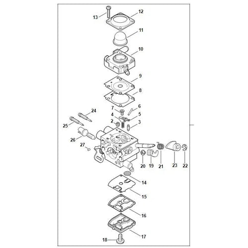 Carburettor 4147/23 STIHL-