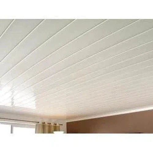 Ceiling Panel PVC 25cm-Gloss White-0.25x3.9m(7mm)-