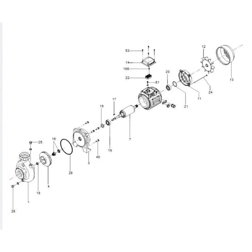 Centrifugal Pump 400𝑉 NS Grundfos-30-18 1.85𝑘𝑊/30𝑚³ℓ𝑝𝒉/𝐻18𝑚-
