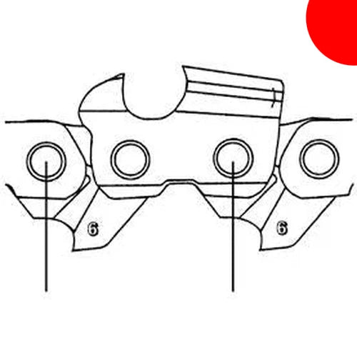 Chainsaw Chain 𝑃3/8"🔴 STIHL »-𝑇1.6𝑚𝑚 36RS-56𝐷𝐿-