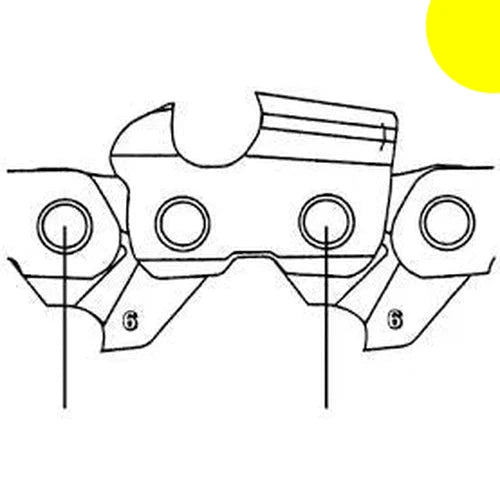 Chainsaw Chain 𝑃3/8"Picco🟡 STIHL »-𝑇1.1𝑚𝑚 61PMM3-44𝐷𝐿-