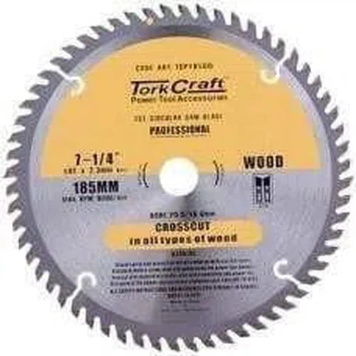 Circular Saw Blade Contractor Tork Craft-185𝑚𝑚 x 60T-