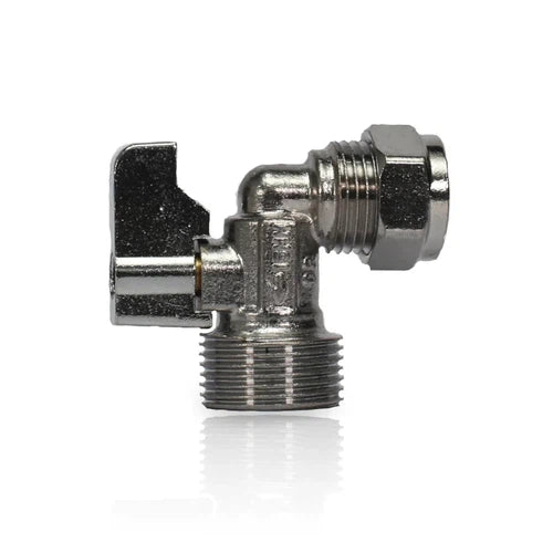Compression Angle Valve Wash Machine-1/2" x 1/2"-