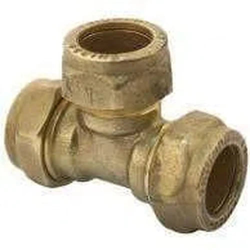 Compression Brass Tee-15mm-