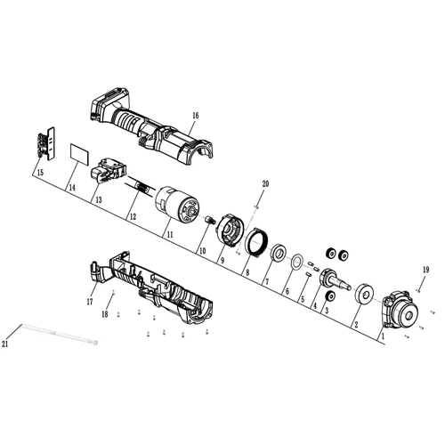 Concrete Vibrator Cordless 20π iNGCO-Tool Only-