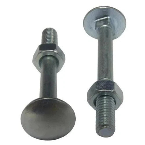 Cup Square Bolts+Nuts Black 𝑝/𝑔ram-10x90𝑚𝑚(±15/𝐾𝑔)-