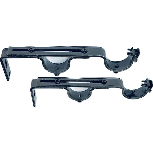 Curtain Rod Bracket Steel-25/25mm-Matt Black-