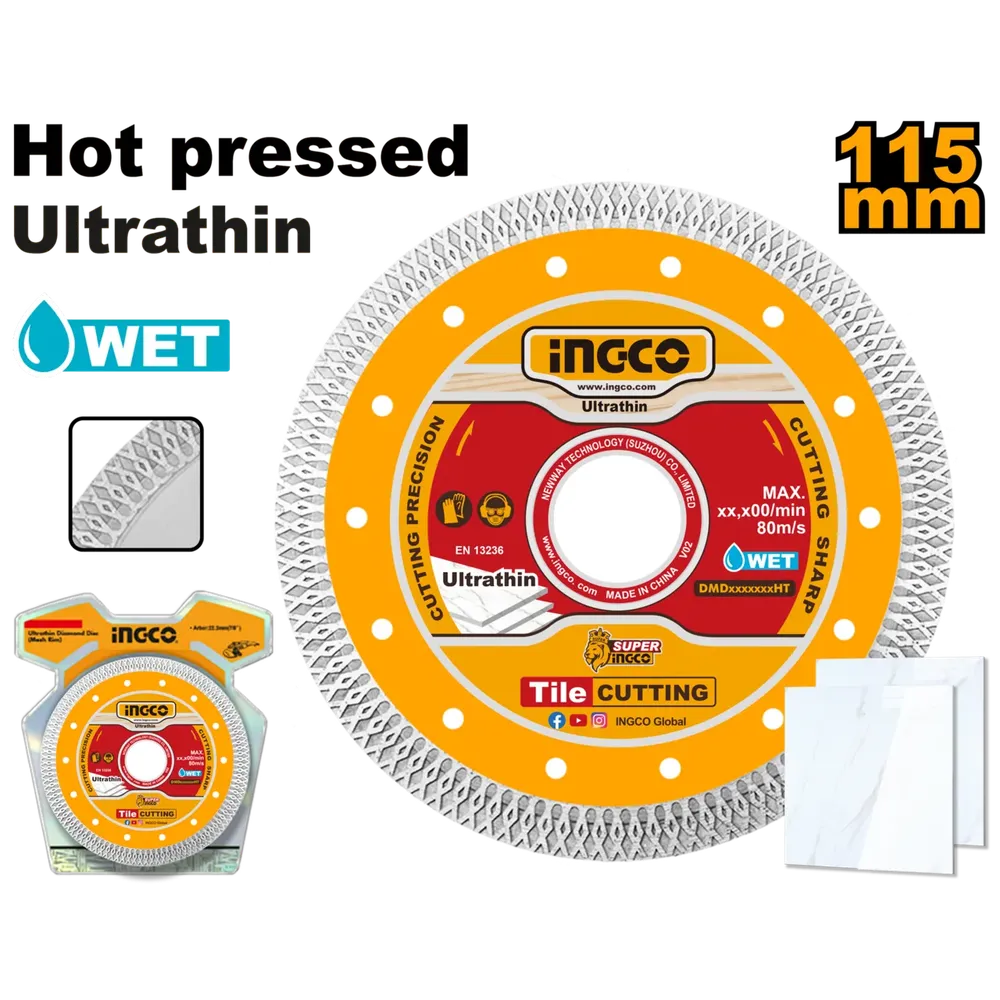 Cutting Disc Diamond Continuations SLIM iNGCO-115mm-