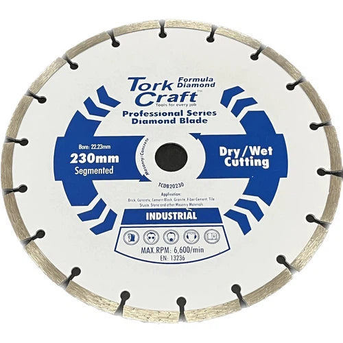Cutting Disc Diamond Segmented TorkCraft-230x22๐๐-each-