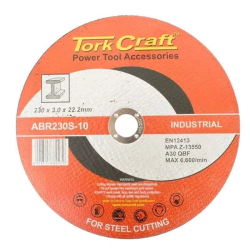 Cutting Disc Steel Industrial Tork Craft-โ230 x ๐ฉ3mm-
