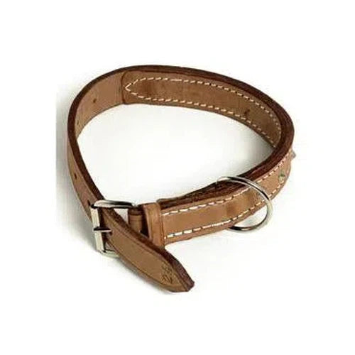Dog Collar Leather Stitched-No.28 (700x32mm)-