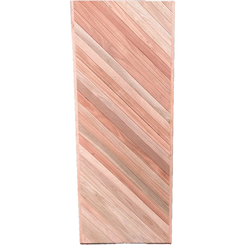 Door Hardwood Saligna Slat-Diagonal-