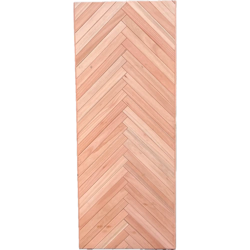 Door Hardwood Saligna Slat-Herringbone-