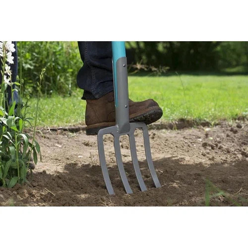 Fork Spading Beachwood Handle Gardena-