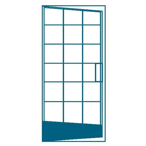 French Door Steel Single FX7 Cottage Pane-π€800 x π»2134mm-Open in Left-