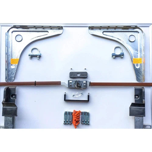 Garage Door Roll Up Light Duty iBuild-Brown-𝑤2450𝑚𝑚-