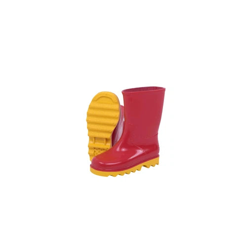 Gumboots Water Boot Kids Clipper Neptune-8-Yellow/Brown-