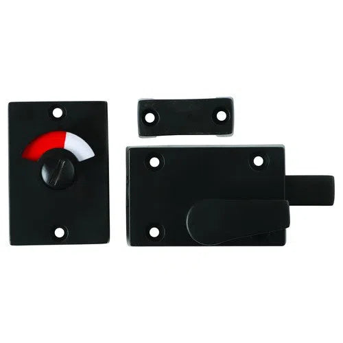 Indicator Bolt Latch Euro-Matt Black-