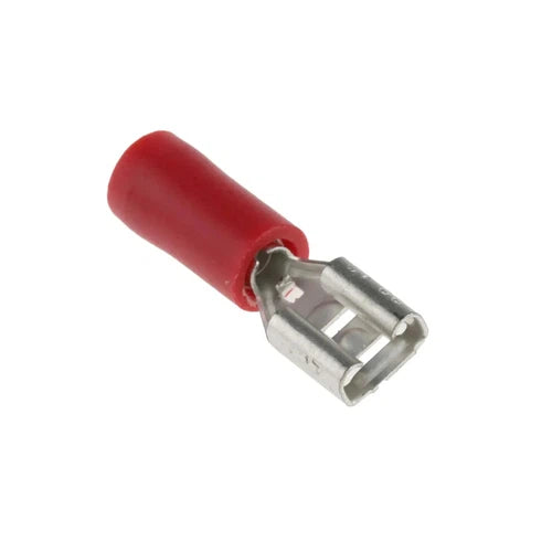 Insulated Terminal Disconnect Female 6.4mm »-Red 1.5𝑚𝑚²-each-
