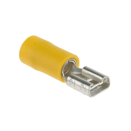 Insulated Terminal Disconnect Female 6.4mm »-Yellow 6.0𝑚𝑚²-each-