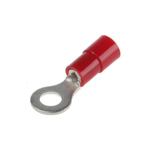 Insulated Terminal Ring M6 »-Red 1.5𝑚𝑚²-each-