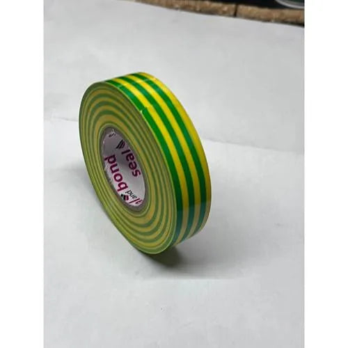 Insulation Tape Seal & Bond-Green/Yellow-𝑤18𝑚𝑚 x 𝑇0.18 x 𝐿20𝑚-