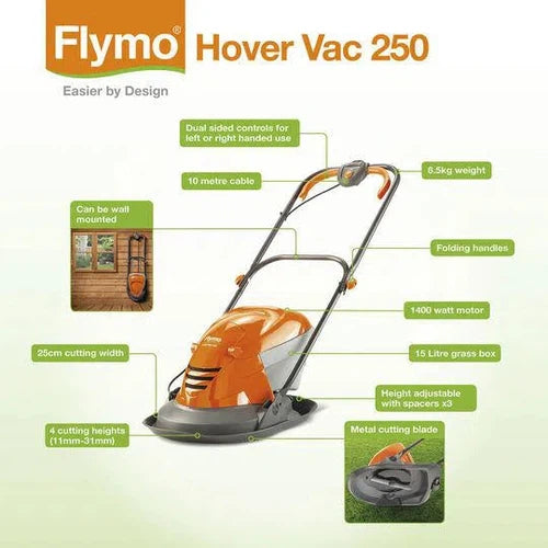 Lawnmower π€25ππ Electric HoverVac250 Flymo-