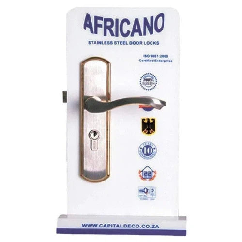 Lockset Cylinder AFRICANO-Gold/Silver MA0524 PVD-