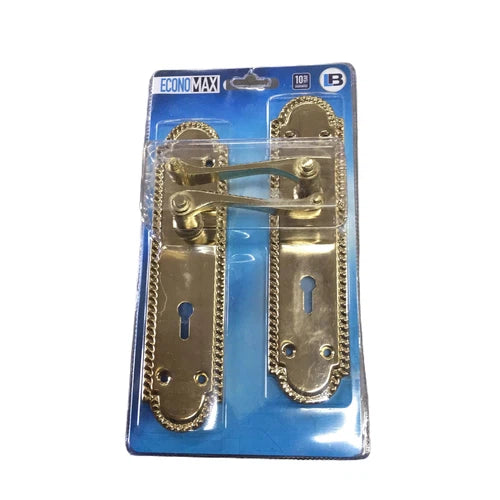 Lockset Georgian 8" Keyhole-Brass-