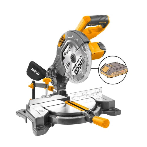 Mitre Saw Cordless 20𝑉 210𝑚𝑚 iNGCO-Tool Only-