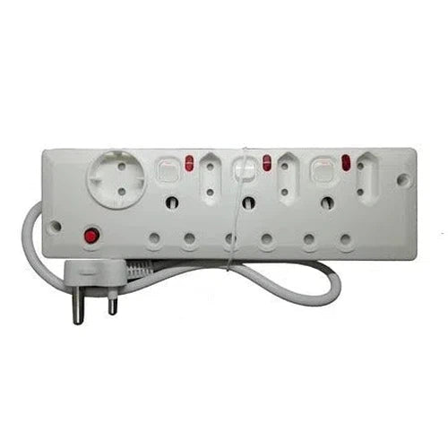 Multi Plug Redisson/Ausma-7 Way+Switches-