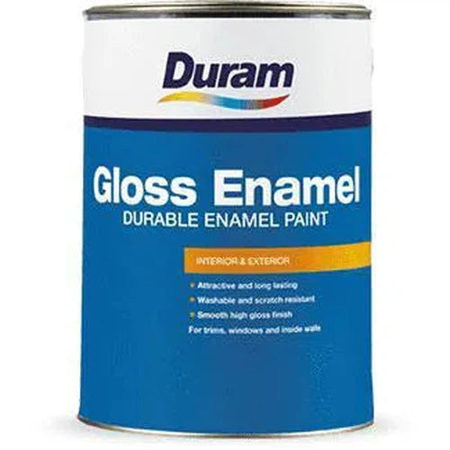 Paint Enamel Gloss Duram-1ℓ-White-