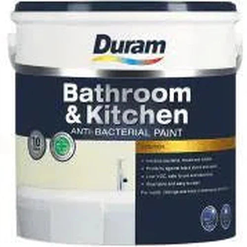 Paint PVA Bathroom & Kitchen Duram-2.5ℓ-White-