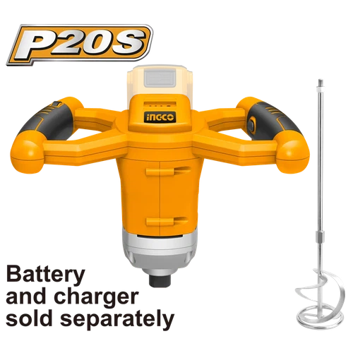 Paint/Liquids Mixer Cordless 20đ iNGCO-Tool Only-