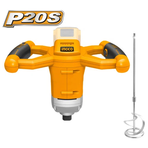 Paint/Liquids Mixer Cordless 20𝑉 iNGCO-Tool Only-