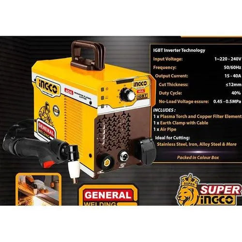 Plasma Cutter Inverter 40𝐴 iNGCO-