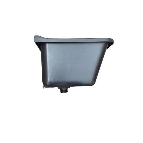 Plastic Wash Trough Single-Black-