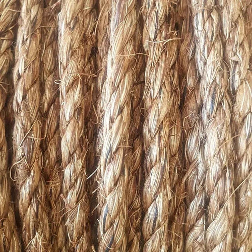 Rope Manila 3 Strand-β10ππ-π/πeter-Light Brown