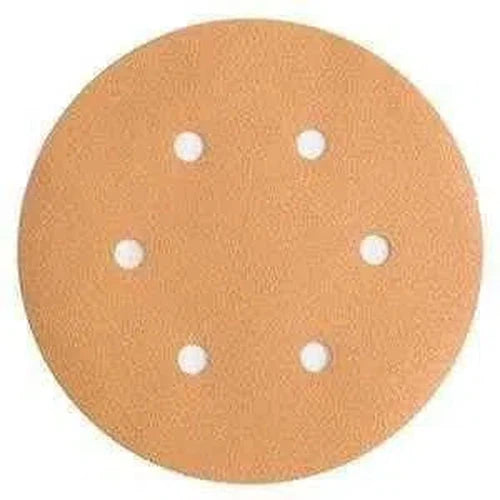 Sanding Velcro Disc Gold (6+1 Hole) 150mm-Sand Paper-Mirka-P60-each-diyshop.co.za