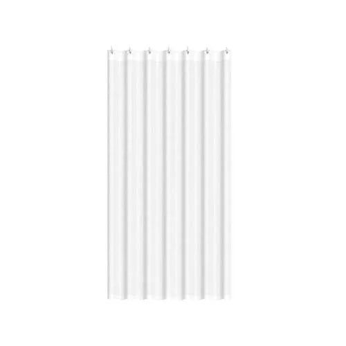 Shower Curtain PVC-White-