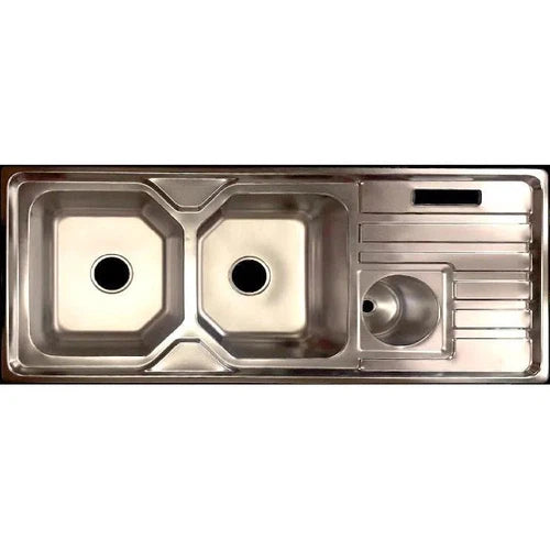 Sink Drop In Double Bowl End & Tidy-