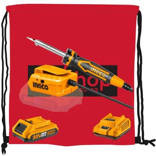 Soldering Iron Cordless 20π iNGCO-Tool Only-