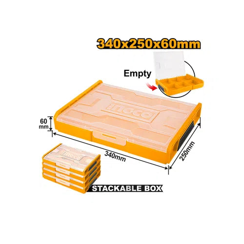 Stackable Organiser Case Empty iNGCO-Medium 12"-each-