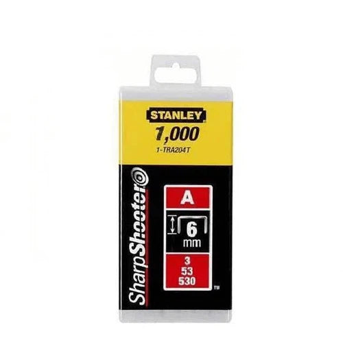 Staples Light Duty (Red) Stanley-6mm-