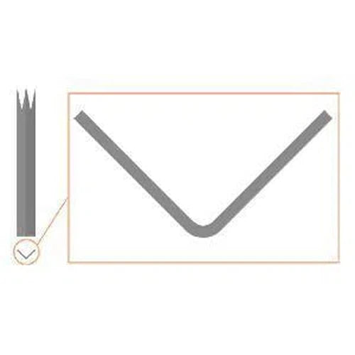 Steel Palisade Rolled Spike-𝑤30 x 𝑇2.0𝑚𝑚 x 𝐻1.8𝑚-