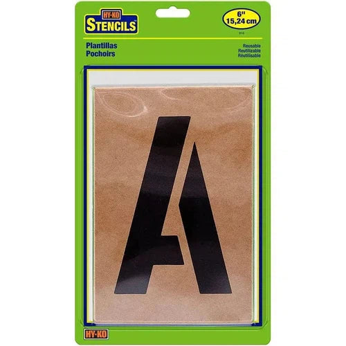 Stencil Letter's & Number's Set Paperboard-25ππ-