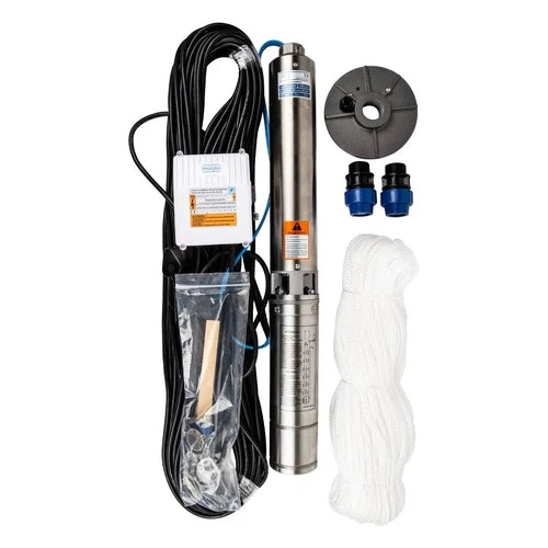 Submersible Pump Ready KIT (4")230v Pascali-Well Pumps & Systems-Pascali-0.55𝑘𝑊 (Cable 50m)(≤𝐻=84m)-diyshop.co.za